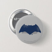 Justice League | Symbool Brussel & Halftone Batman Ronde Button 5,7 Cm (Voorkant /achterkant)