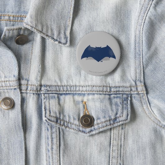 Justice League | Symbool Brussel & Halftone Batman Ronde Button 5,7 Cm (In situ)