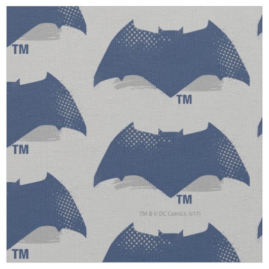 Justice League | Symbool Brussel & Halftone Batman Stof (Close Up)