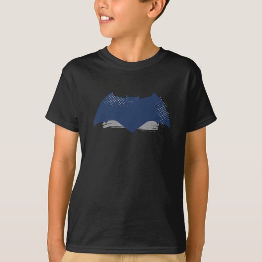 Justice League | Symbool Brussel & Halftone Batman T-shirt (Voorkant)