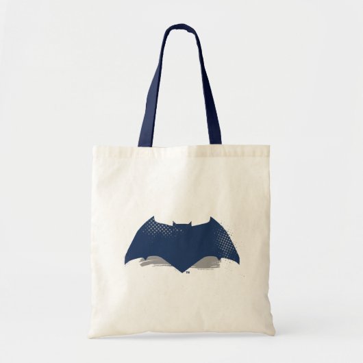 Justice League | Symbool Brussel & Halftone Batman Tote Bag (Voorkant)