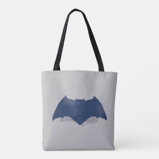 Justice League | Symbool Brussel & Halftone Batman Tote Bag (Achterkant)