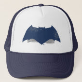 Justice League | Symbool Brussel & Halftone Batman Trucker Pet (Voorkant)