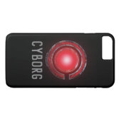 Justice League | Symbool Ggloed Cyborg Case-Mate iPhone Case (Achterkant (Horizontaal))