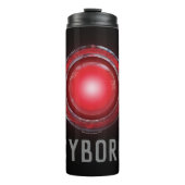 Justice League | Symbool Ggloed Cyborg Thermosbeker (Voorkant)