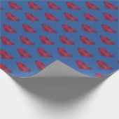 Justice League | Symbool penseel en halftoon Cadeaupapier (Hoek)