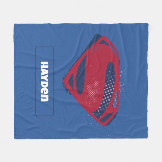 Justice League | Symbool penseel en halftoon Fleece Deken (Voorkant (Horizontaal))
