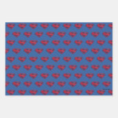 Justice League | Symbool penseel en halftoon Inpakpapier Vel (Voorkant 2)