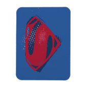 Justice League | Symbool penseel en halftoon Magneet (Verticaal)