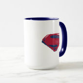 Justice League | Symbool penseel en halftoon Mok (Voorkant rechts)