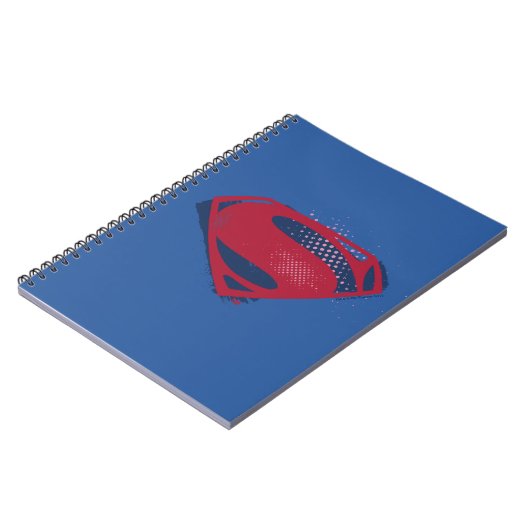 Justice League | Symbool penseel en halftoon Notitieboek (Linkerzijde)