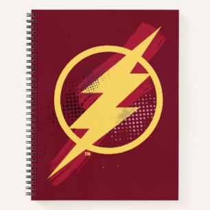 Justice League  Symbool penseel en halftoon Notitieboek