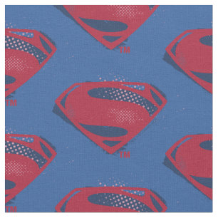 Justice League   Symbool penseel en halftoon Stof