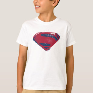 Justice League   Symbool penseel en halftoon T-shirt