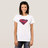 Justice League | Symbool penseel en halftoon T-shirt (Voorkant volledig)