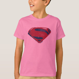 Justice League Symbool penseel en halftoon T-shirt