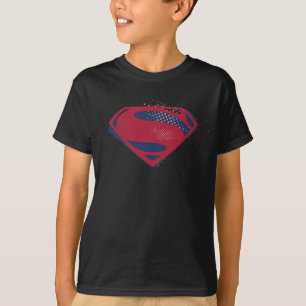 Justice League Symbool penseel en halftoon T-shirt
