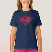 Justice League | Symbool penseel en halftoon T-shirt (Voorkant)