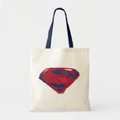 Justice League | Symbool penseel en halftoon Tote Bag (Voorkant)