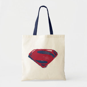 Justice League Symbool penseel en halftoon Tote Bag