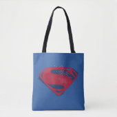 Justice League | Symbool penseel en halftoon Tote Bag (Voorkant)