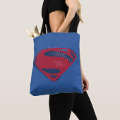 Justice League | Symbool penseel en halftoon Tote Bag (Dichtbij)