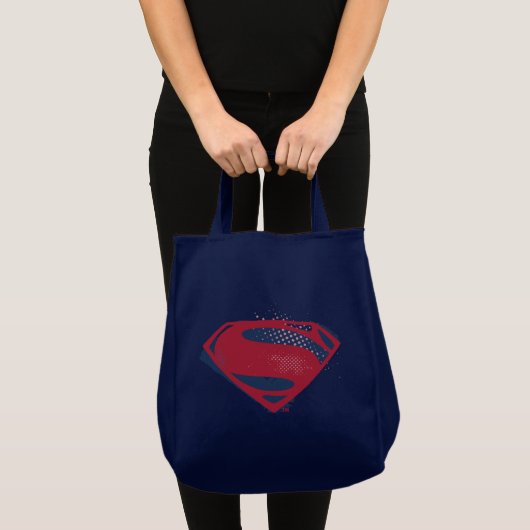 Justice League | Symbool penseel en halftoon Tote Bag (Voorkant (product))