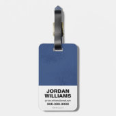 Justice League | Symbool penseelwonder Bagagelabel (Achterkant verticaal)