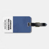 Justice League | Symbool penseelwonder Bagagelabel (Achterkant horizontaal)