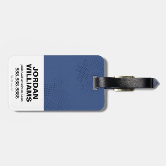 Justice League | Symbool penseelwonder Bagagelabel (Achterkant horizontaal)