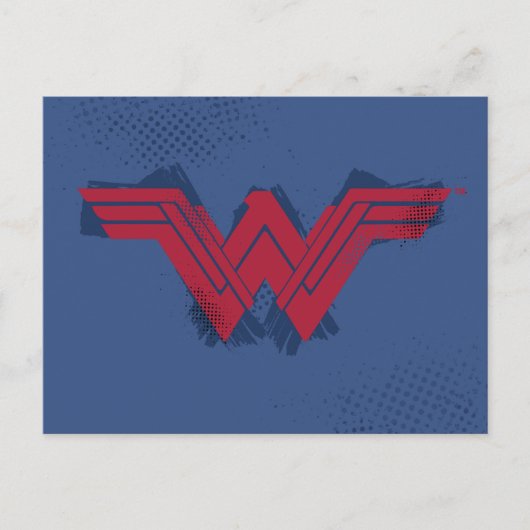 Justice League | Symbool penseelwonder Briefkaart (Voorkant)