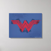 Justice League | Symbool penseelwonder Canvas Afdruk (Voorkant)