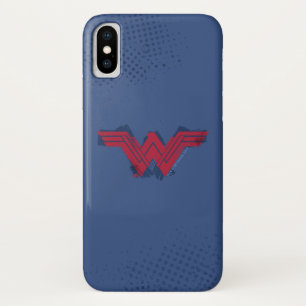 Justice League   Symbool penseelwonder iPhone X Hoesje