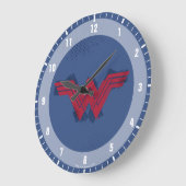 Justice League | Symbool penseelwonder Grote Klok (Hoek)