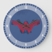 Justice League | Symbool penseelwonder Grote Klok (Voorkant)