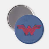 Justice League | Symbool penseelwonder Magneet (Voorkant / Achterkant)
