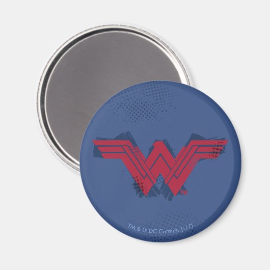 Justice League | Symbool penseelwonder Magneet (Voorkant / Achterkant)