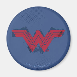 Justice League   Symbool penseelwonder Magneet