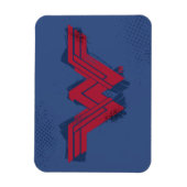 Justice League | Symbool penseelwonder Magneet (Verticaal)