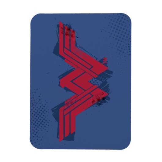 Justice League | Symbool penseelwonder Magneet (Verticaal)