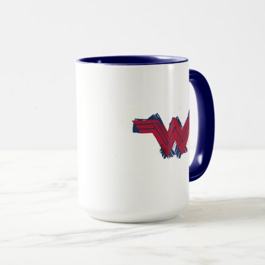 Justice League | Symbool penseelwonder Mok (Voorkant rechts)