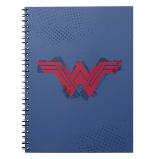 Justice League | Symbool penseelwonder Notitieboek (Voorkant)