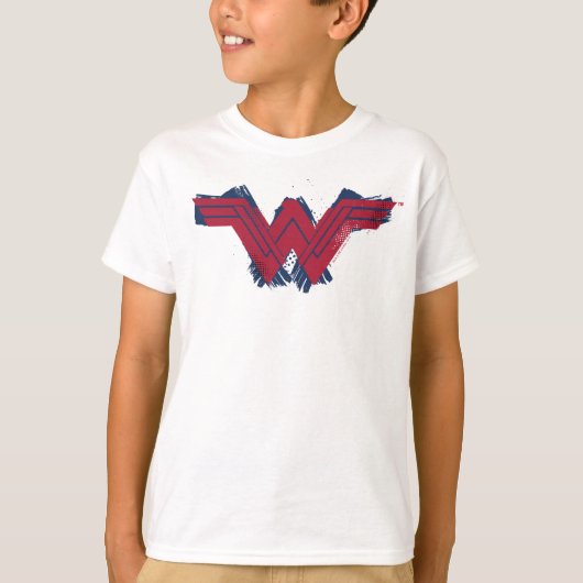 Justice League | Symbool penseelwonder T-shirt (Voorkant)