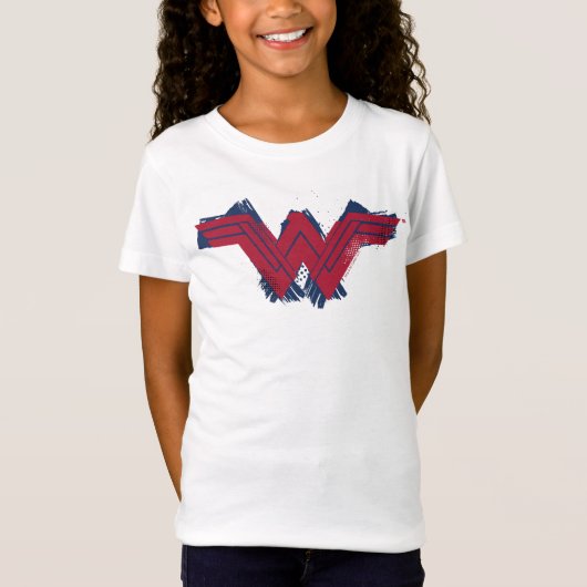 Justice League | Symbool penseelwonder T-shirt (Voorkant)