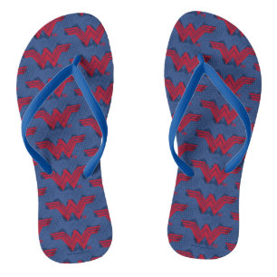 Justice League   Symbool penseelwonder Teenslippers