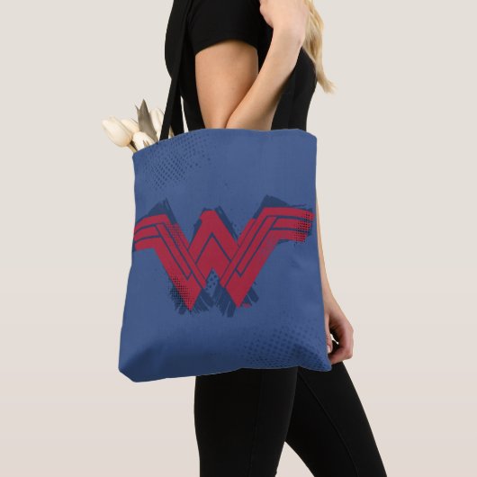 Justice League | Symbool penseelwonder Tote Bag (Dichtbij)