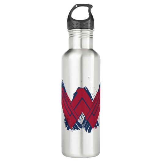 Justice League | Symbool penseelwonder Waterfles (Voorkant)