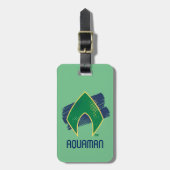 Justice League | Symbool voor penseel en halftoon Bagagelabel (Voorkant verticaal)