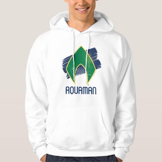 Justice League | Symbool voor penseel en halftoon  Hoodie (Voorkant)