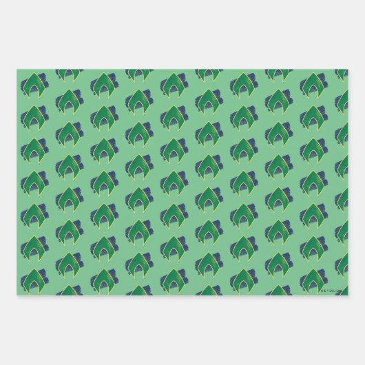 Justice League | Symbool voor penseel en halftoon  Inpakpapier Vel (Voorkant)